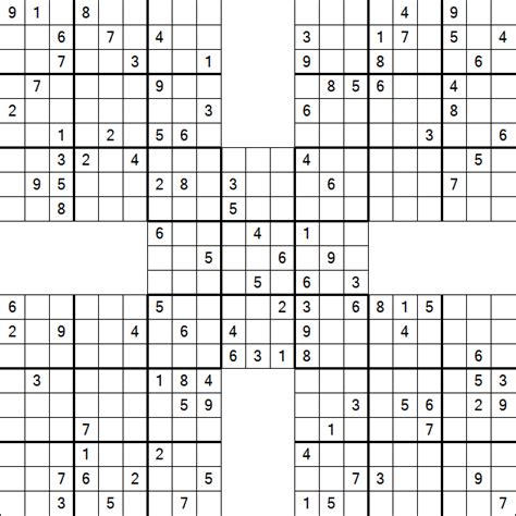 samurai sudoku|samurai sudoku printable hard.